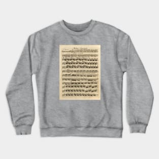 Vivaldi | Winter | Original handwritten score by Antonio Vivaldi | The four Seasons Crewneck Sweatshirt